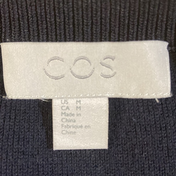 COS ,WOMEN ZIP UP CARDIGAN. SIZE- MEDIUM. - Picture 5 of 14